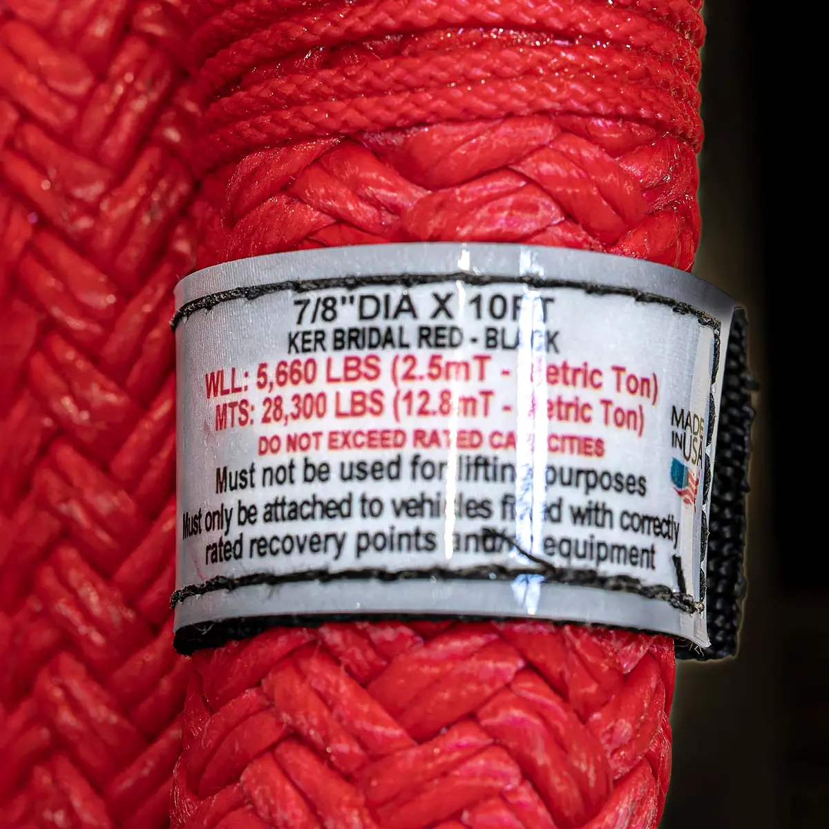 Extreme Duty Kinetic Energy Rope 7/8In Dia X 10Ft 2