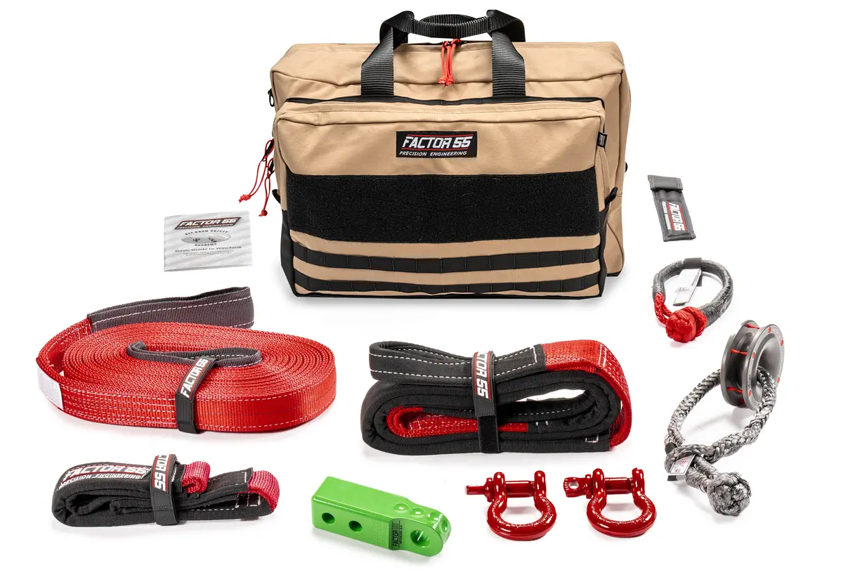 Sawtooth Winch Accessory Kit (Green Hitchlink And Large Bag) 1