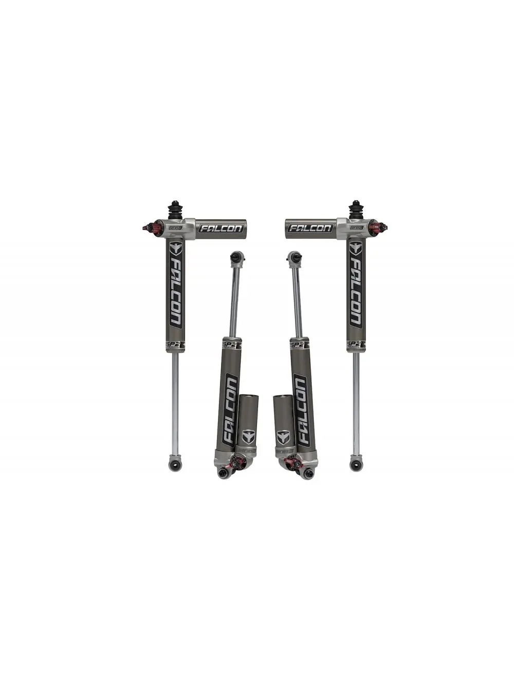 Jk 2Dr: Falcon Sp2 3.3 Fast Adjust Piggyback Shock Kit (5-6.5In Lift) 1