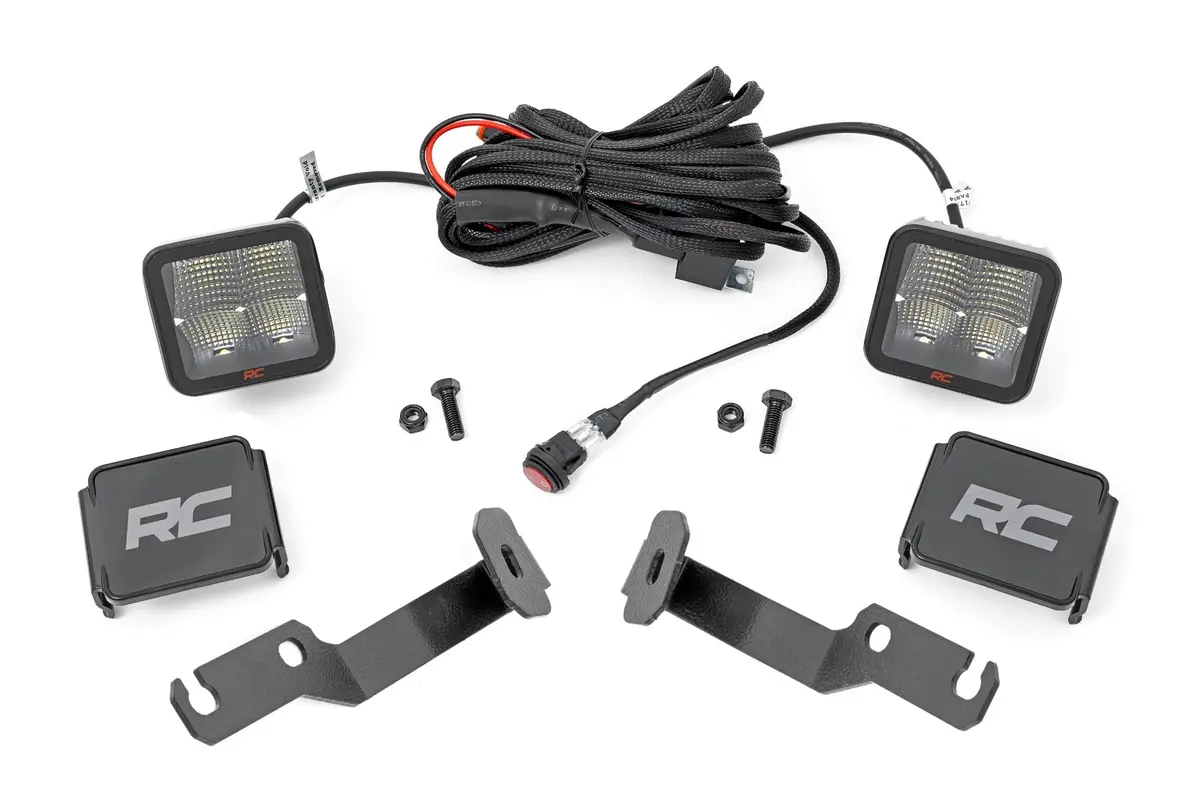 Led Light Kit - Ditch Mount - 2 Inch Spectrum Pair - Spot - Toyota Tacoma (05-15) 1