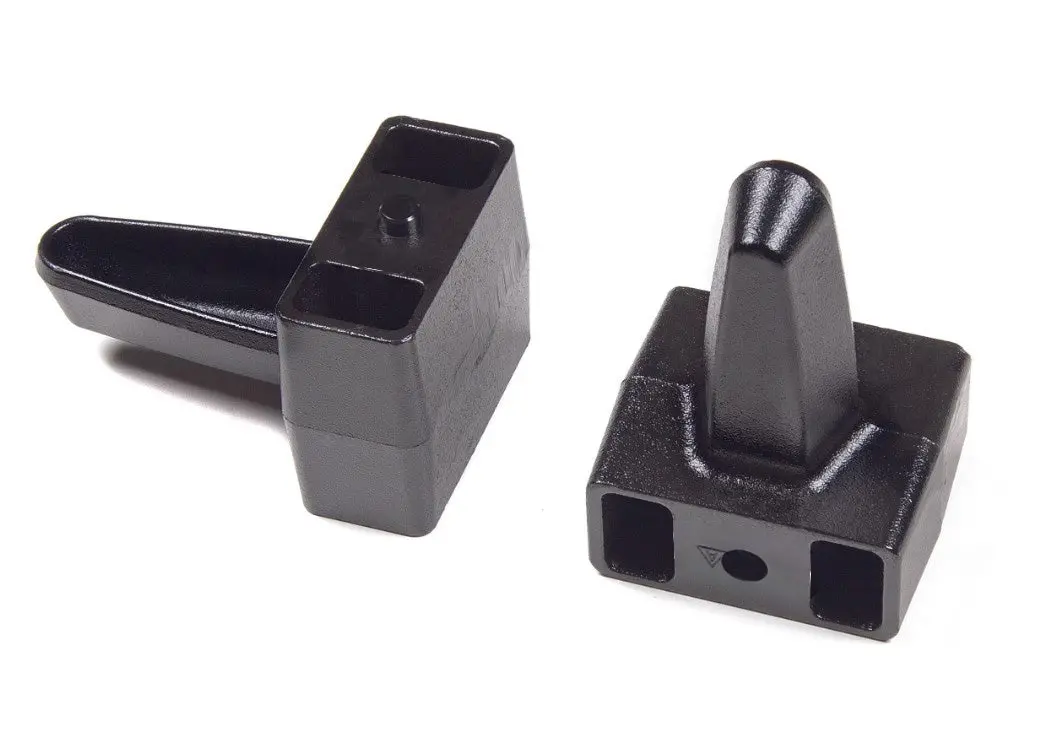 Rear Lift Blocks W/ Wing - Steel | 5 Inch Lift | Universal Fitment 1