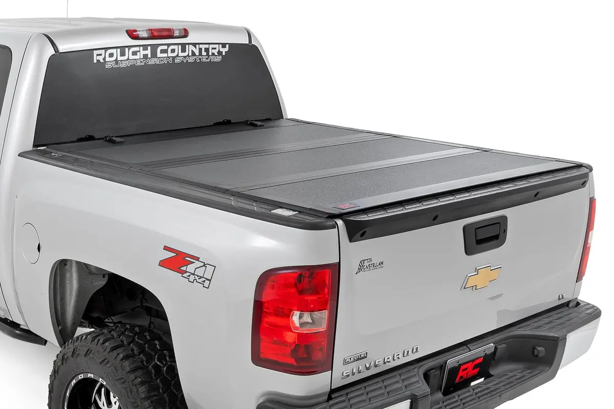 Hard Tri-Fold Flip Up Bed Cover - 5'9 Inch Bed - Chevy/Gmc 1500 (07-13) 1