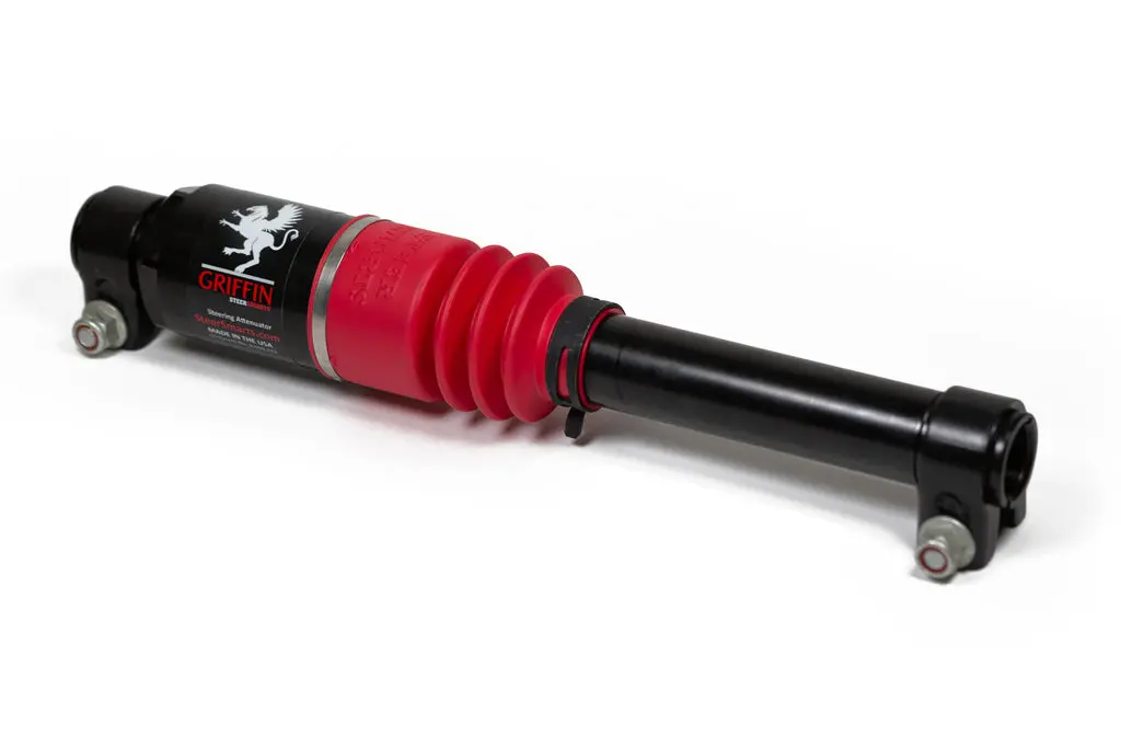 Steering Attenuator Upgrade For Xd Drag Links Griffin Xd For 07-24 Wrangler Jk/Jl, Gladiator Red Bellow 1