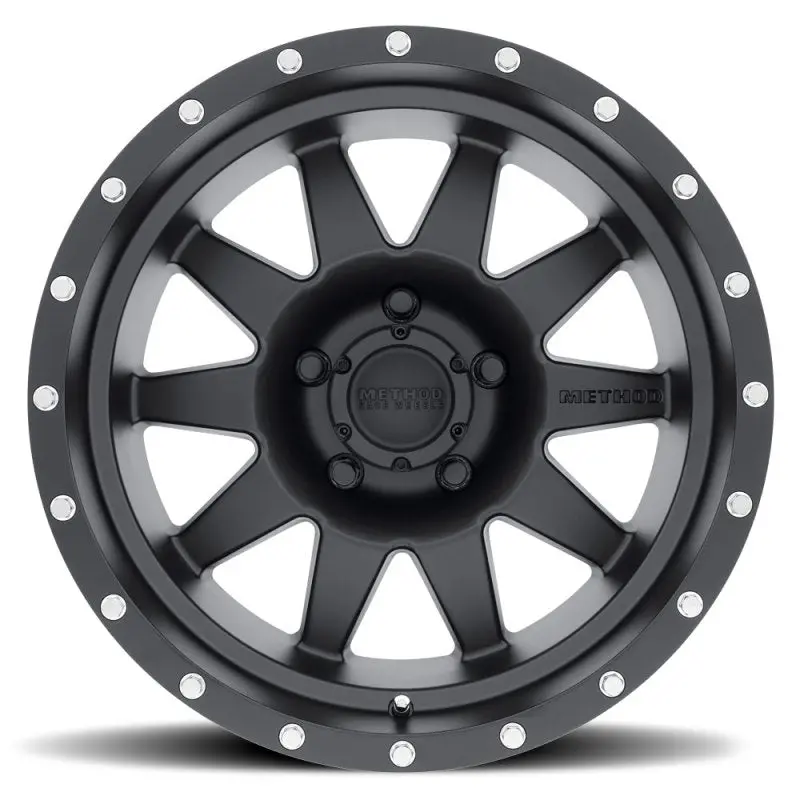 Method Mr301 The Standard 17X8.5 0Mm Offset 5X5 94Mm Cb Matte Black Wheel 1