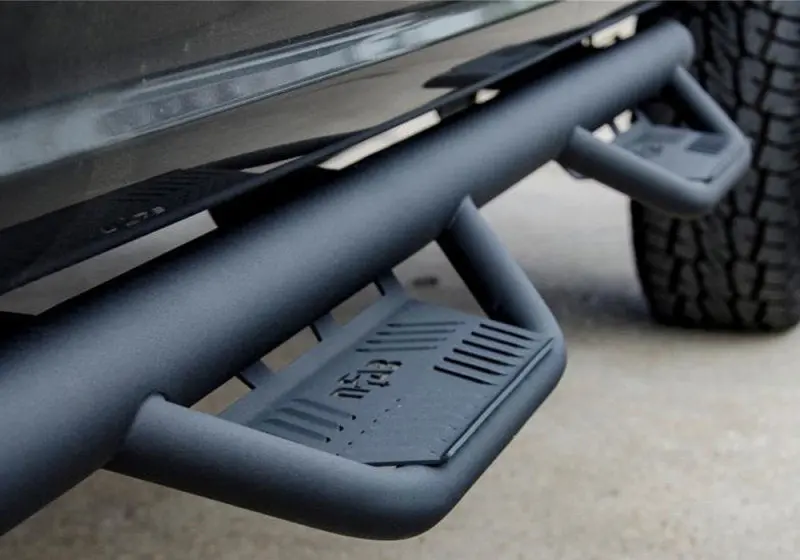 N-Fab Podium Lg 2019 Jeep Wrangler Jt 4Dr Truck - Full Length - Tex. Black - 3In 1