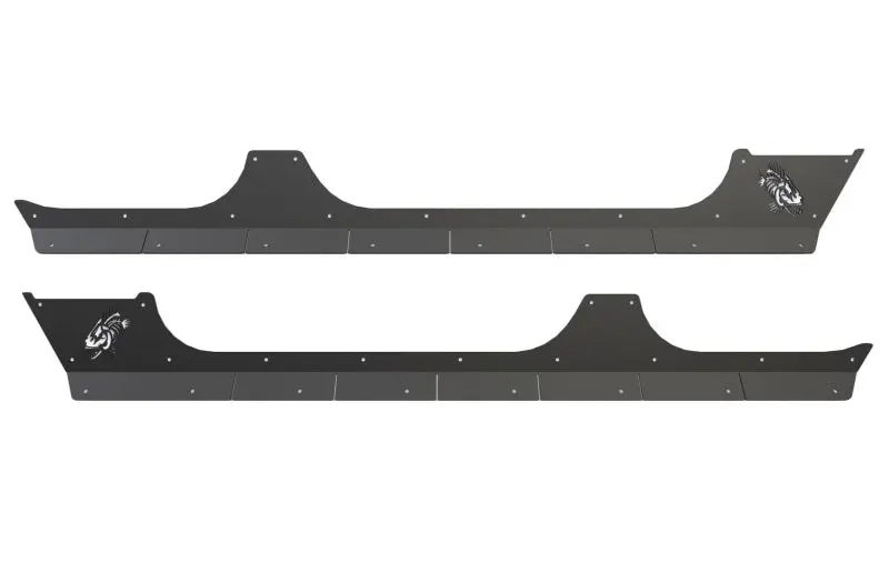 Fishbone Offroad 07-18 Jeep Wrangler Jk 2 Door Rocker Guards Scale Armor 1