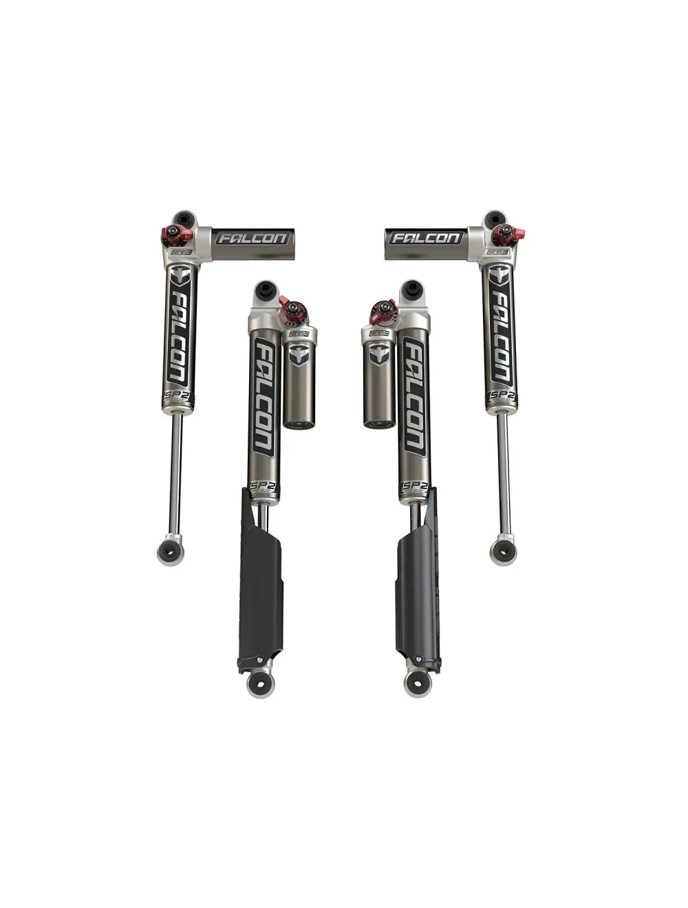 Jl 2Dr: Falcon Sp2 3.3 Fast Adjust Piggyback Shock Kit (0-1.5In Lift) 1