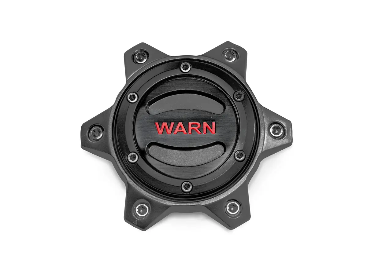 Optional Wheel Center Cap - Black/Red 6 Lug 1