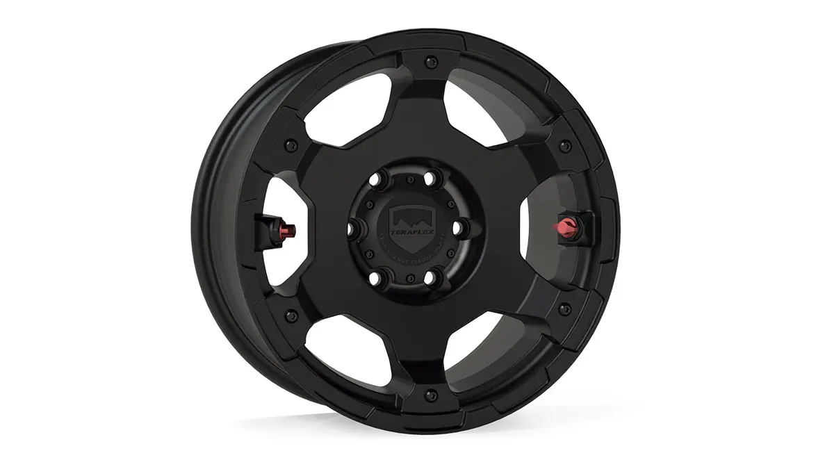Nomad Off-Road Wheel Deluxe 6X139mm Metallic Black Teraflex 1