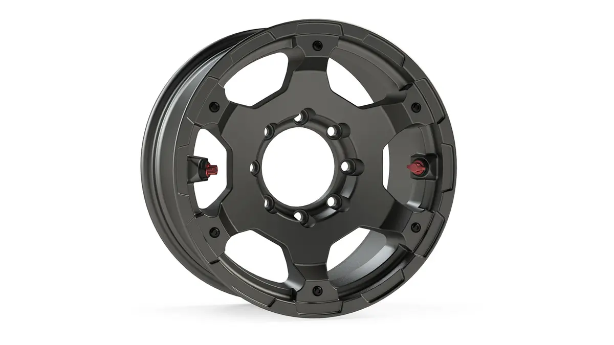 Nomad Off-Road Wheel Deluxe 8X6.5 Inch 00 Titanium Gray Teraflex 1