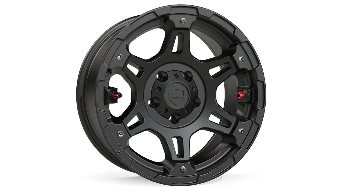 Nomad Split Spoke Off-Road Wheel 5X5 Inch -12Mm Metallic Black Teraflex 1