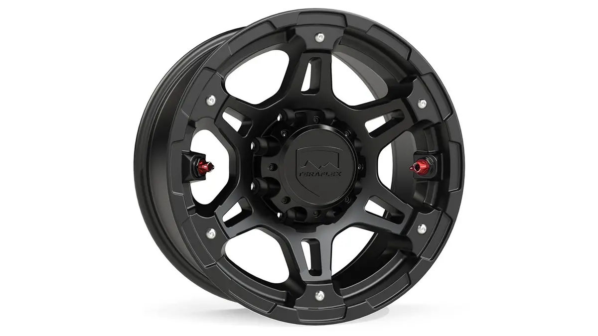 Nomad Split Spoke Off-Road Wheel 8X6.5 Inch -12Mm Metallic Black Teraflex 1