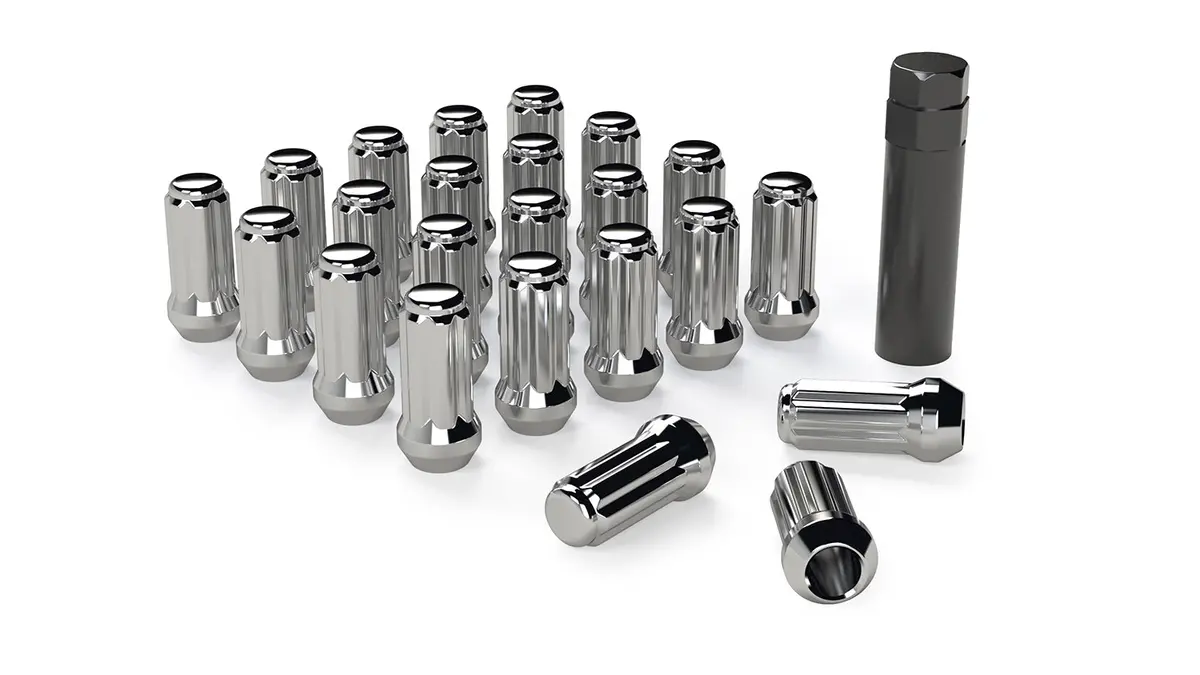 Spline Drive Lug Nut Kit M14-1.5 Chrome 23 Pcs Teraflex 1