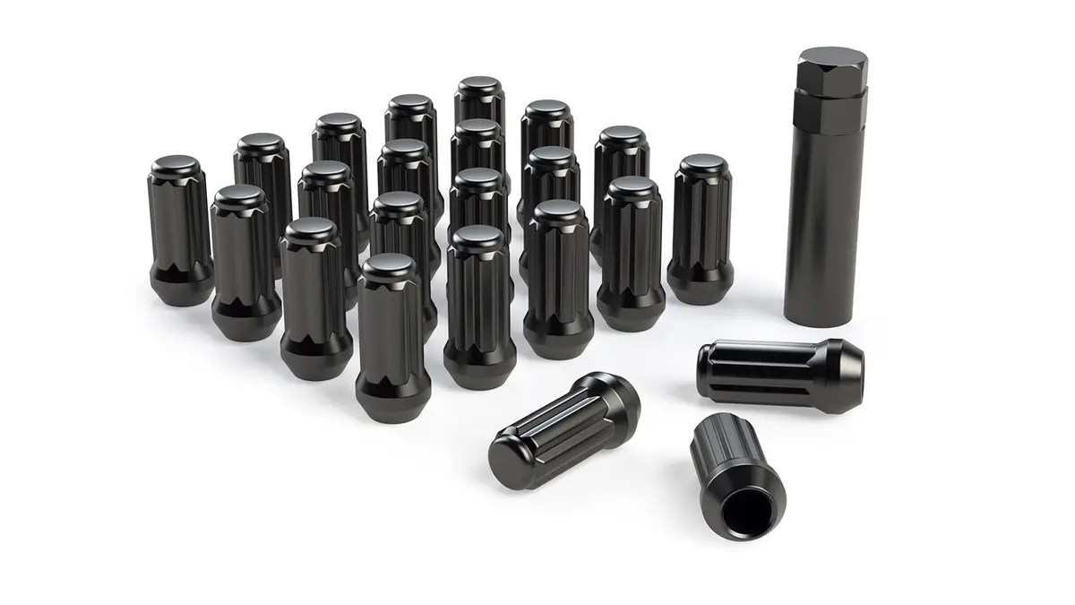 Spline Drive Lug Nut Kit M14-1.5 Black 23 Pcs Teraflex 1