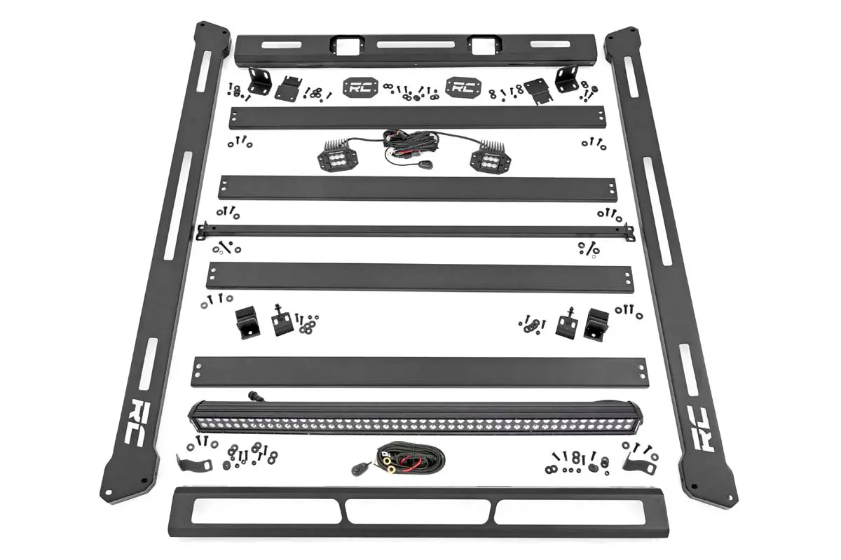 Roof Rack - Black Series Lights - Jeep Wrangler Jl (18-24)/Wrangler Unlimited (18-24) 1