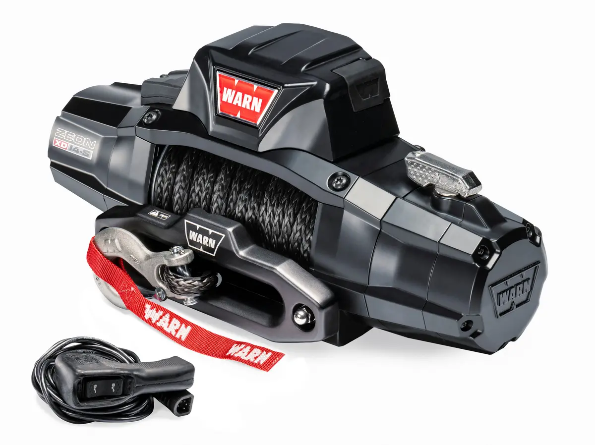 Warn 110014 Zeon Xd 14-S With 80? Of 3/8? Spydura Pro Synthetic Rope 1