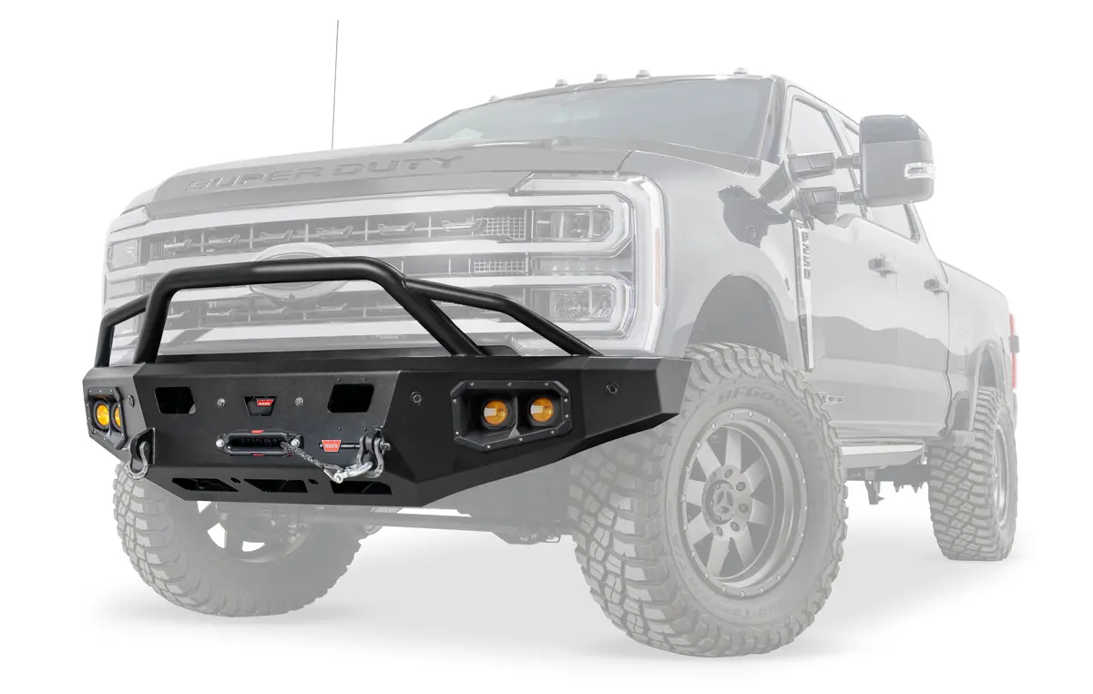 Ascent Hd Bumper Ford Superduty With Prerunner Guard 1