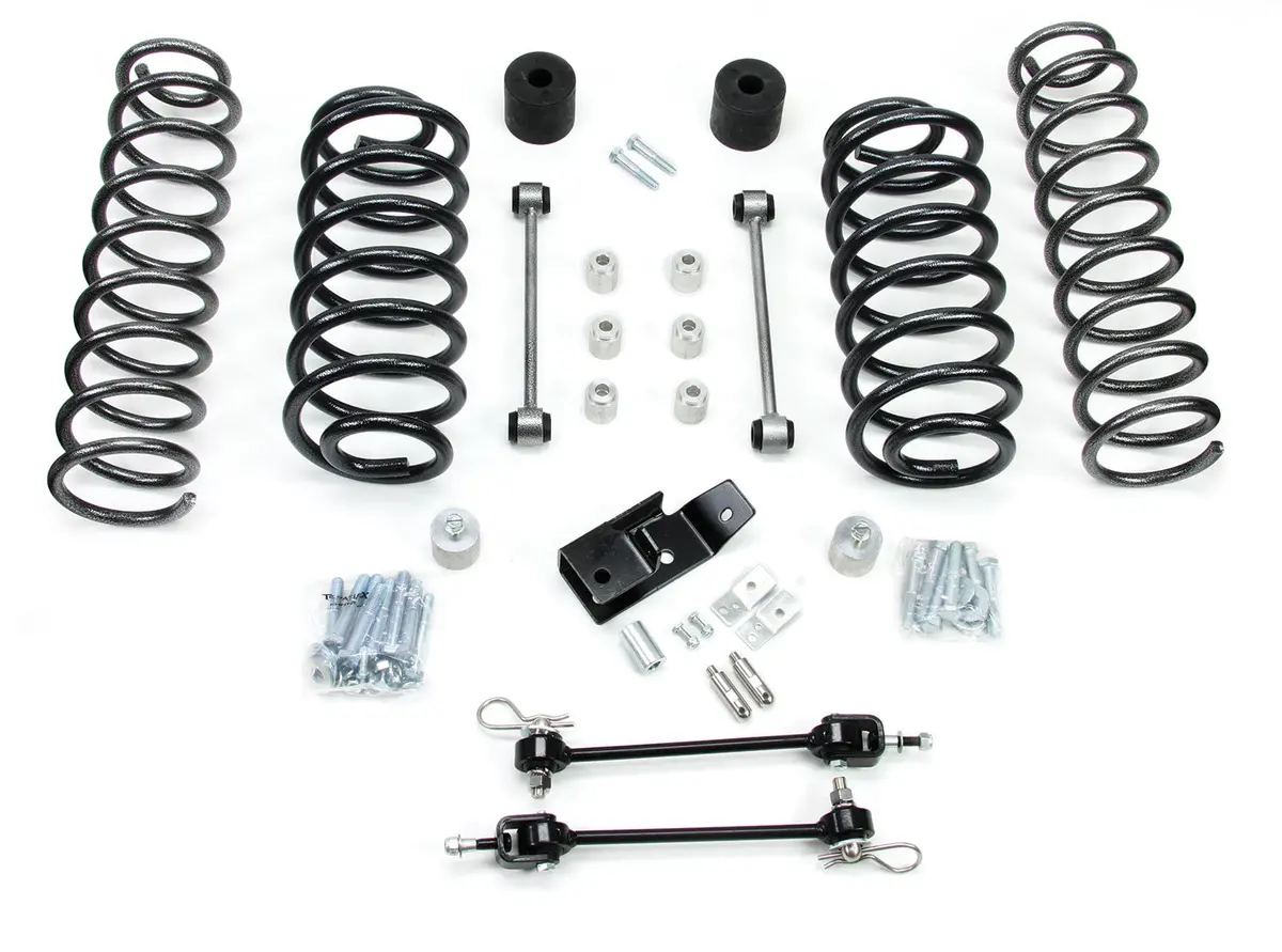 97-06 Jeep Wrangler Tj 3 Inch Coil Spring Base Lift Kit W/ Quick Disconnects No Shocks Teraflex 1