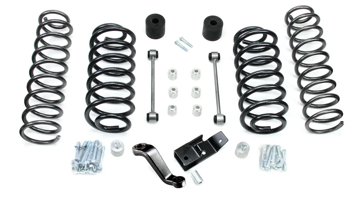 97-06 Jeep Wrangler Tj 4 Inch Coil Spring Base Lift Kit No Quick Disconnects Or Shocks Teraflex 1