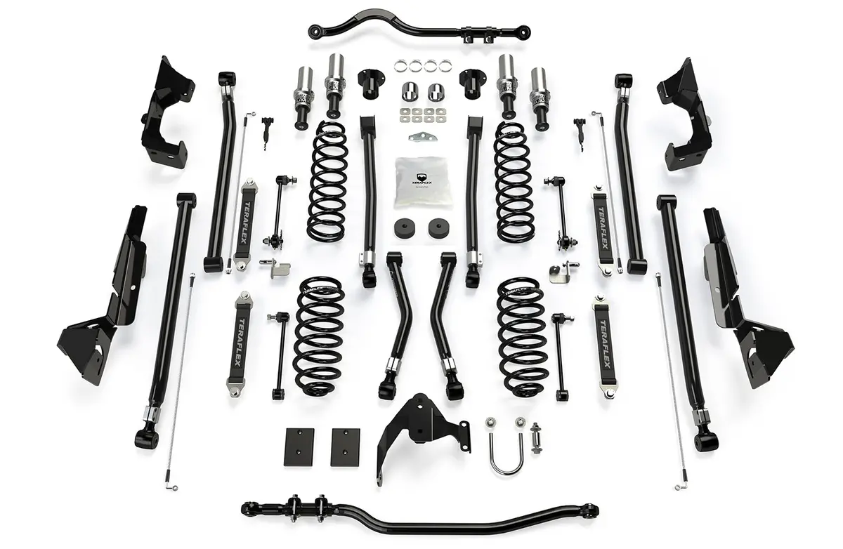 07-18 Wrangler Jk 4 Door 4 Inch Alpine Ct4 Prerunner Long Arm Suspension System No Shocks Teraflex 1