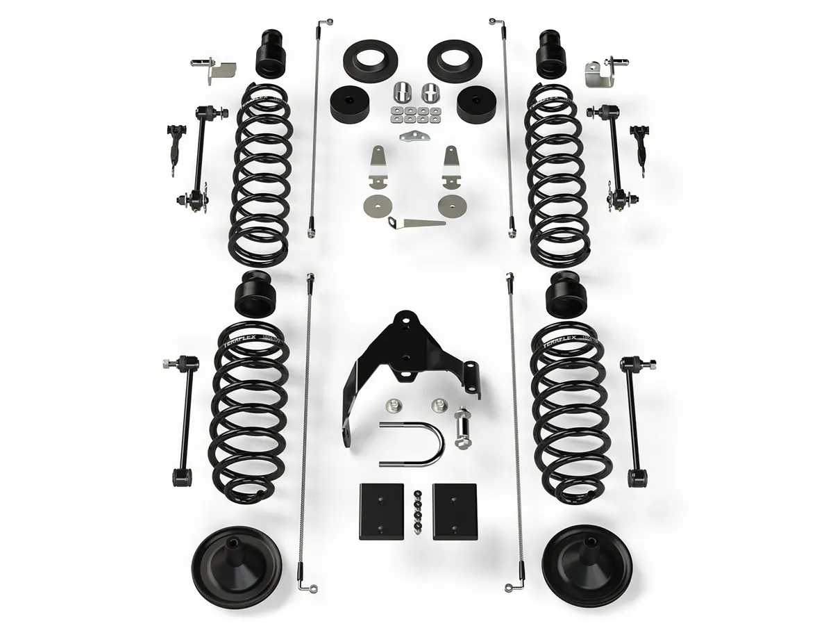 07-18 Wrangler Jk 4 Door 4 Inch Coil Spring Base Lift Kit No Shocks Teraflex 1