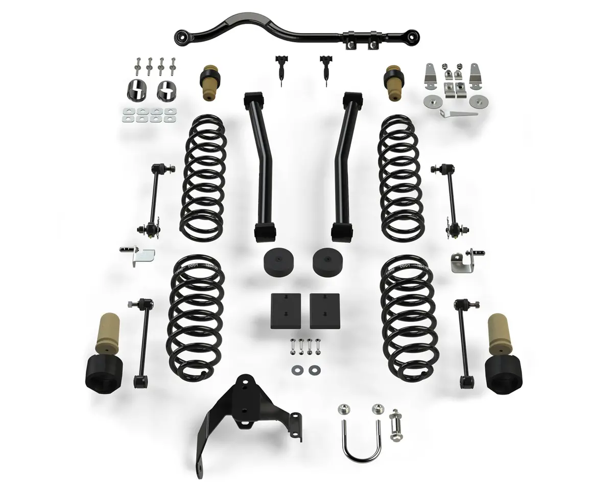 07-18 Wrangler Jk 2 Door 2.5 Inch Sport St2 Suspension System No Shocks Teraflex 1