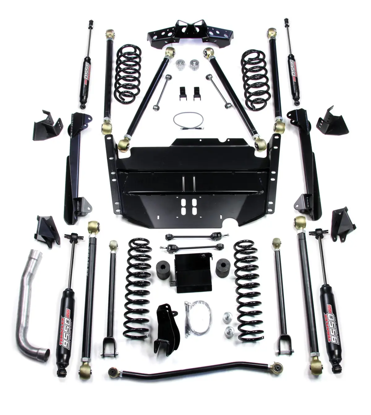 97-06 Jeep Wrangler Tj Swb 5 Inch Pro Lcg Long Arm Suspension System & 9550 Vss Twin-Tube Shocks Teraflex 1