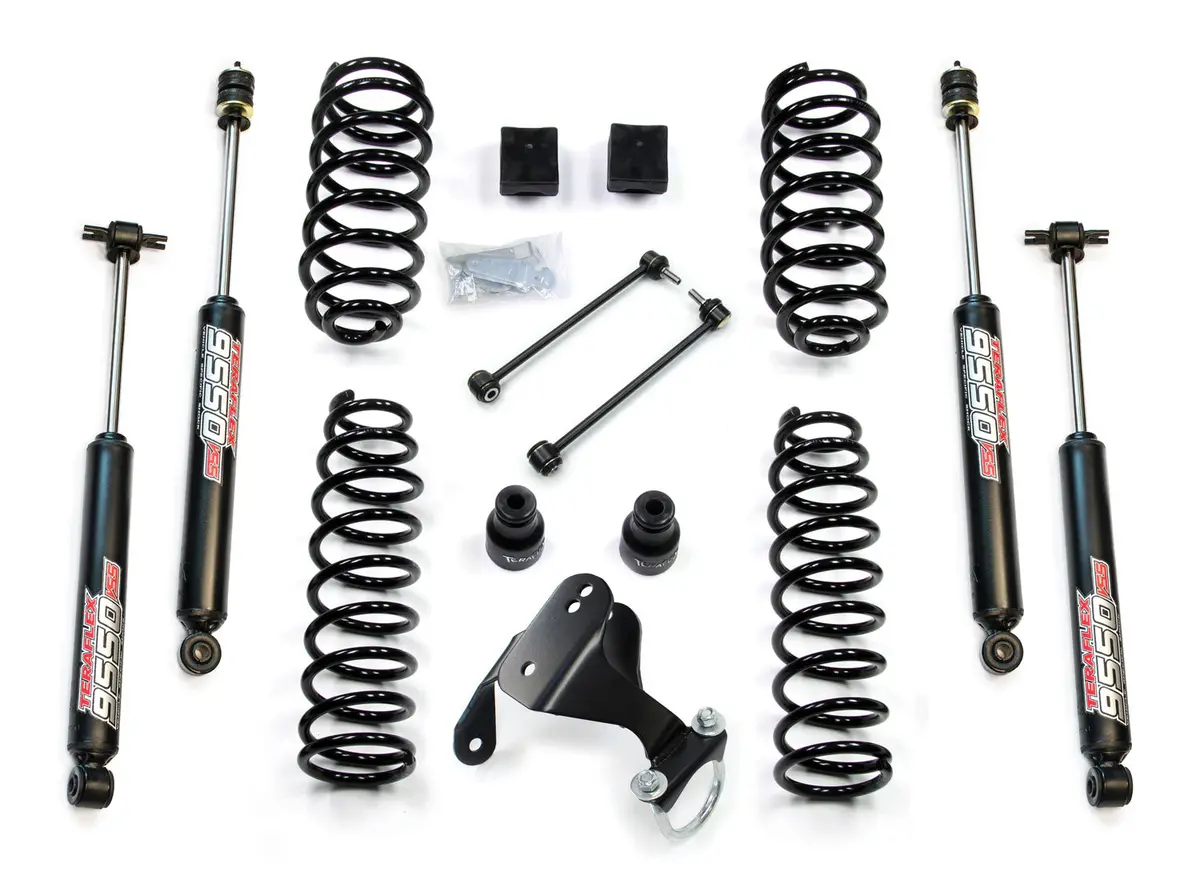 07-18 Wrangler Jk 2 Door 2.5 Inch Coil Spring Base Lift Kit & 9550 Vss Twin-Tube Shocks Teraflex 1