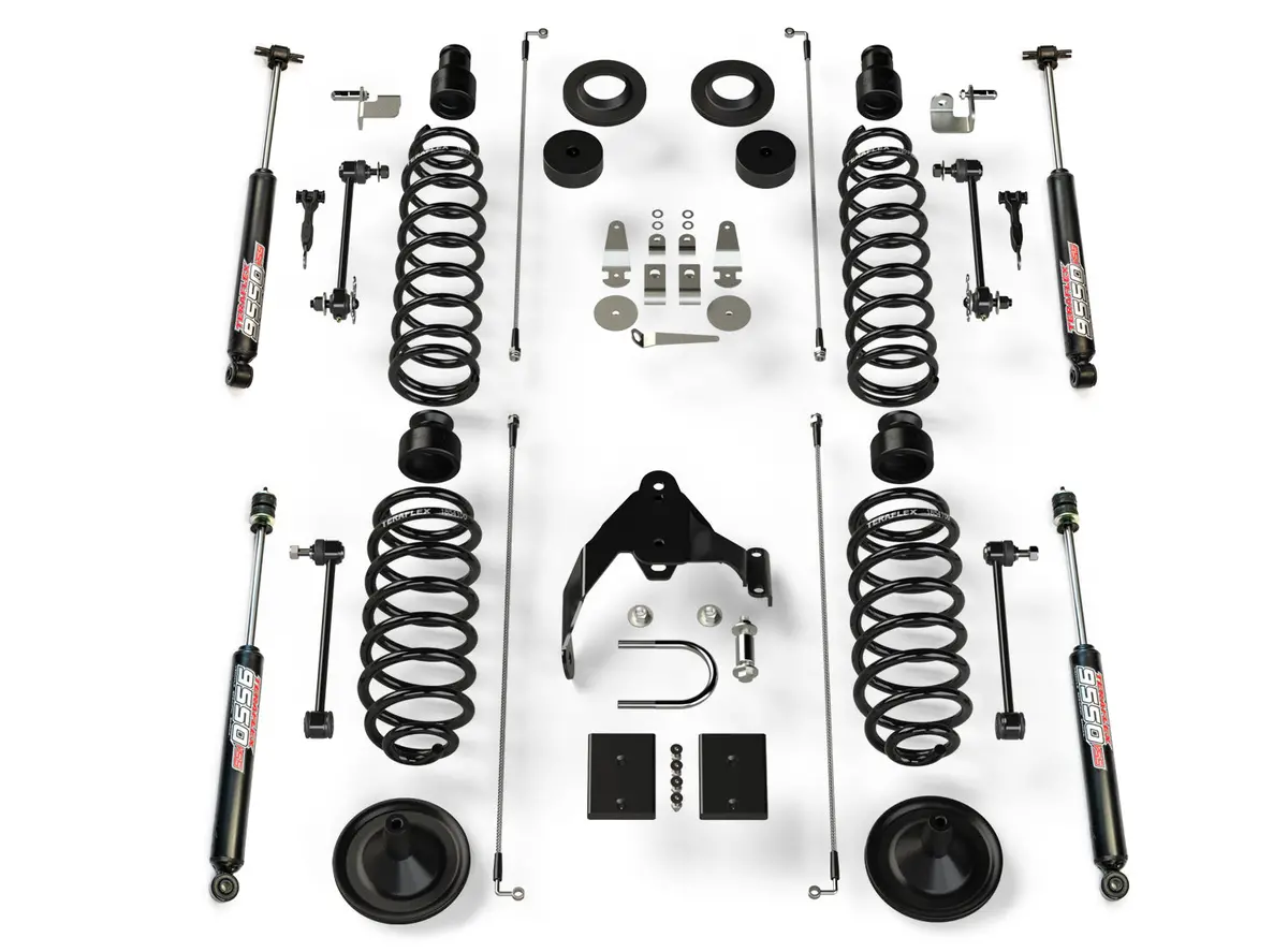 07-18 Wrangler Jk 2 Door 4 Inch Coil Spring Base Lift Kit & 9550 Vss Twin-Tube Teraflex 1