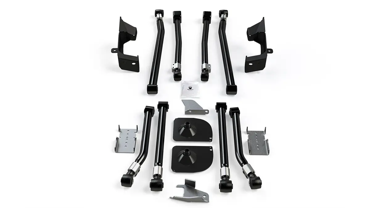 07-18 Wrangler Jk 2 Inch Alpine Rear Stretch Kit & Front Long Control Arm Kit 8-Arm 3-6 Inch Lift Teraflex 1
