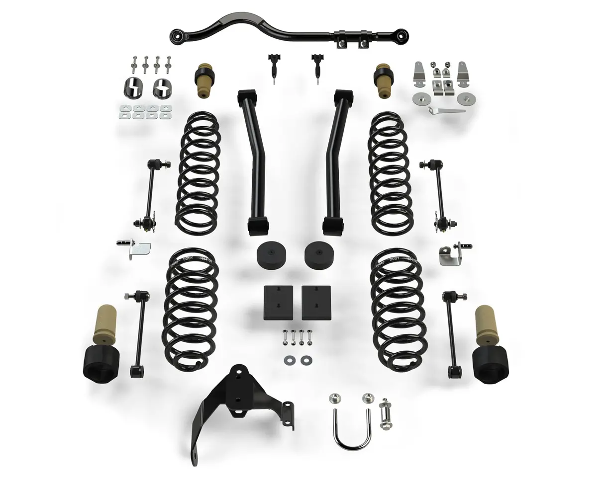 07-18 Wrangler Jk 4 Door 2.5 Inch Sport St2 Suspension System No Shocks Teraflex 1