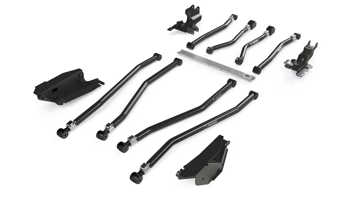 20-Up Jeep Gladiator Alpine Long Arm & Bracket Kit 8-Arm 3-6 Inch Lift Teraflex 1