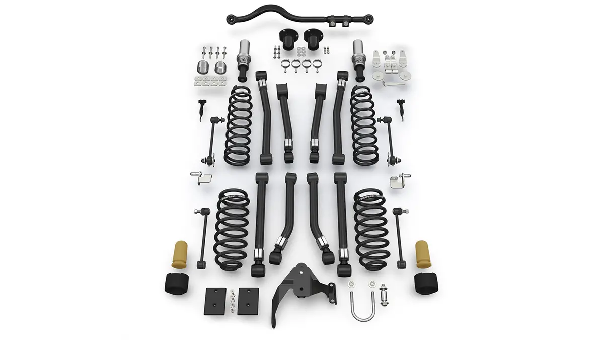 07-18 Wrangler Jk 4 Door 3 Inch Alpine Rt3 Short Arm Suspension System No Shocks Teraflex 1