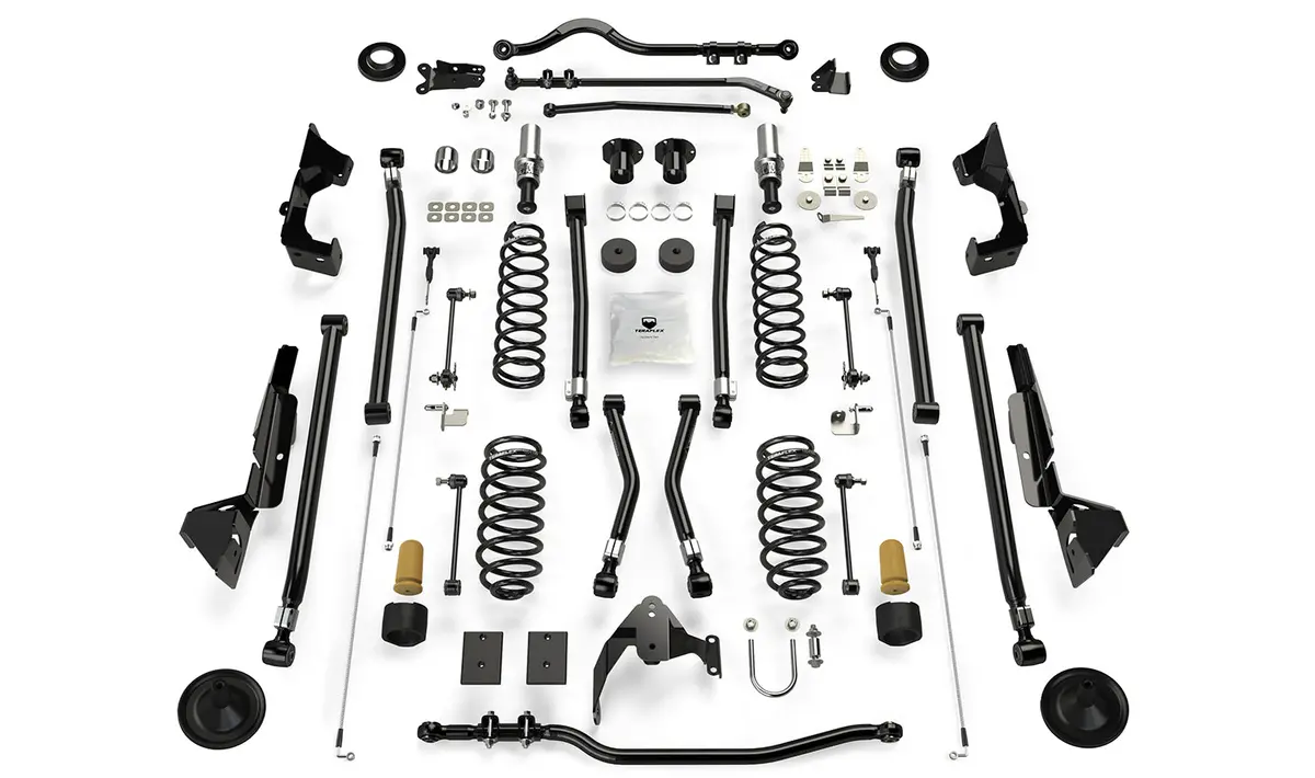 07-18 Wrangler Jk 4 Door 6 Inch Alpine Rt6 Long Arm Suspension System No Shocks Teraflex 1