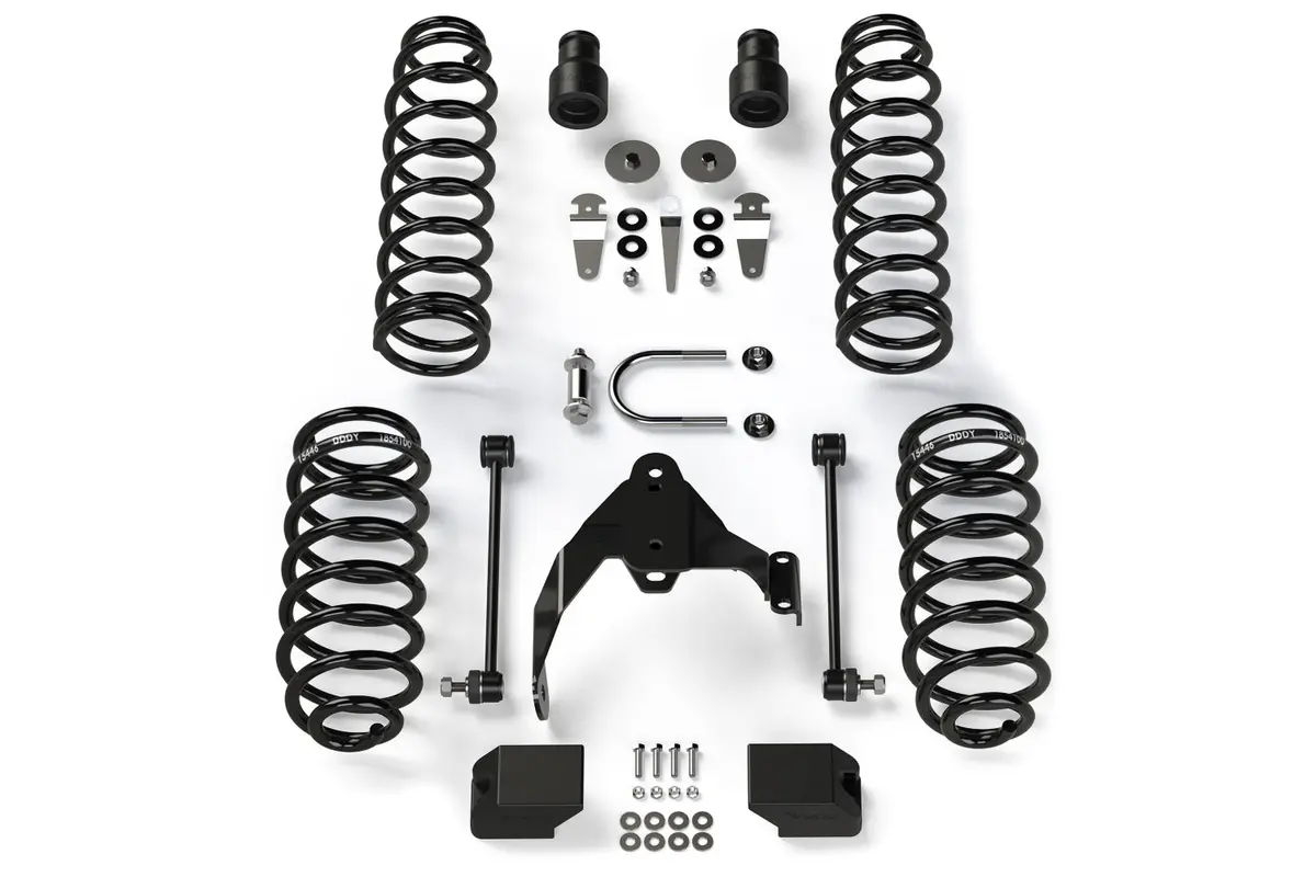 07-18 Wrangler Jk 4 Door 2.5 Inch Coil Spring Base Lift Kit No Shocks Or Shock Extensions Teraflex 1