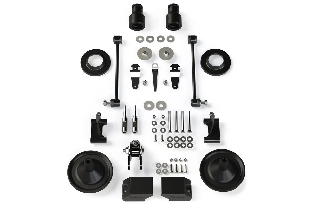 07-18 Wrangler Jk 2.5 Inch Performance Spacer Lift Kit & Shock Extensions Teraflex 1