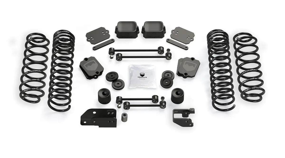 18-Up Wrangler Jl 4 Door 3.5 Inch Coil Spring Base Lift Kit No Shocks Teraflex 1