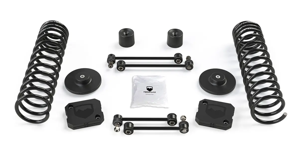 20-Up Jeep Gladiator 2.5 Inch Coil Spring & Spacer Lift Kit No Shocks Teraflex 1