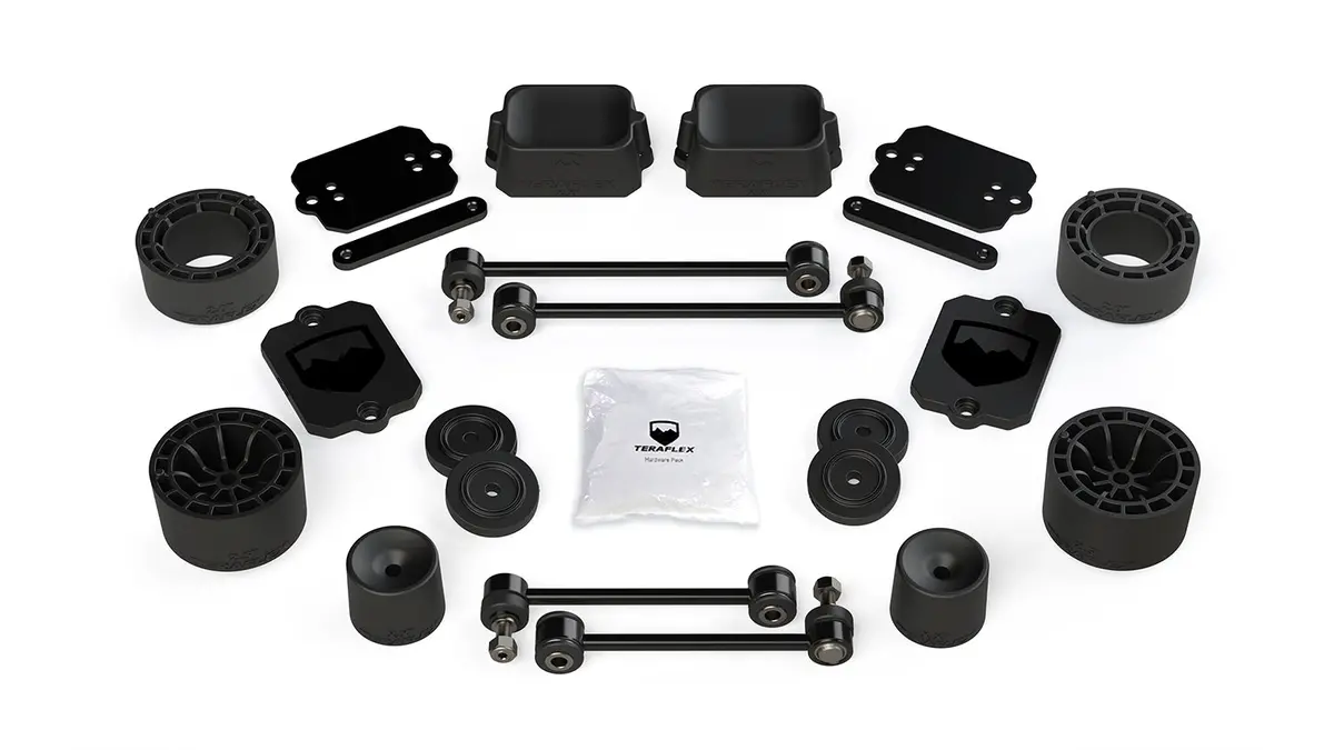 18-Up Wrangler Jl 2 Door Sport/Sahara 2.5 Inch Performance Spacer Lift Kit No Shocks Or Exts Teraflex 1