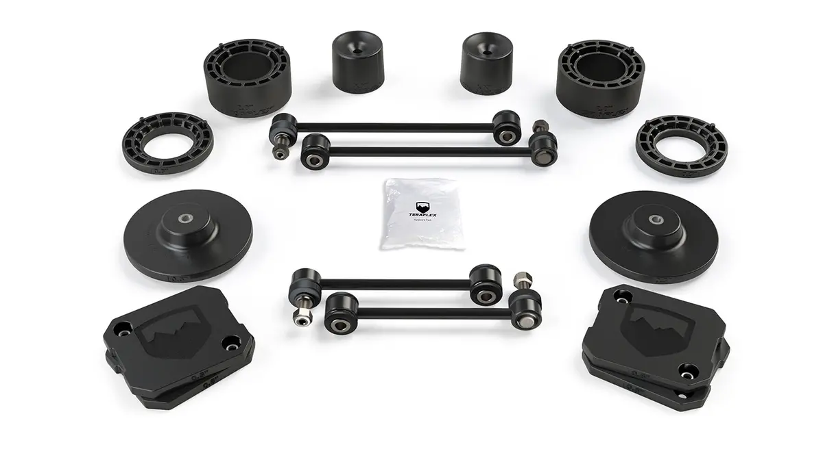 20-Up Jeep Gladiator 2.5 Inch Performance Spacer Lift Kit No Shocks Teraflex 1