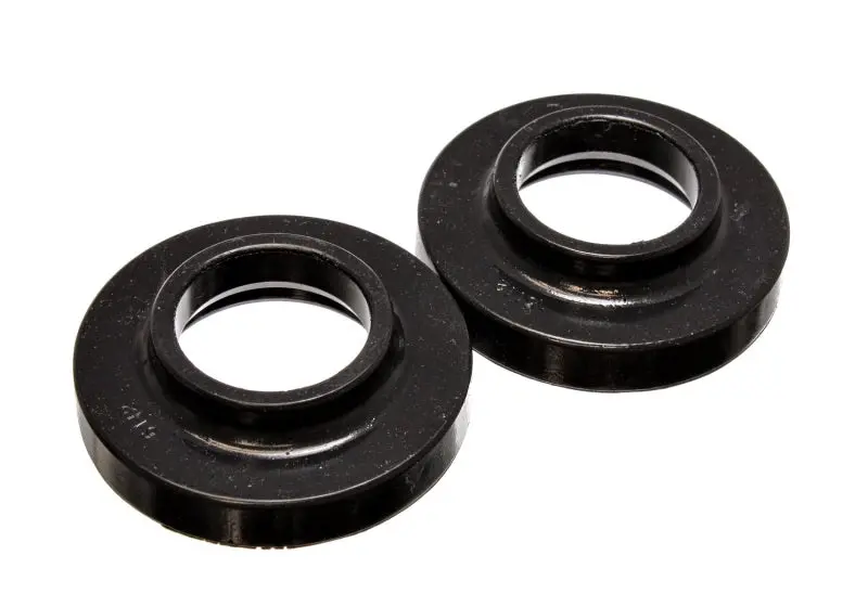 Energy Suspension 97-06 Jeep Wrangler Tj Black Front Spring Pad Set 1