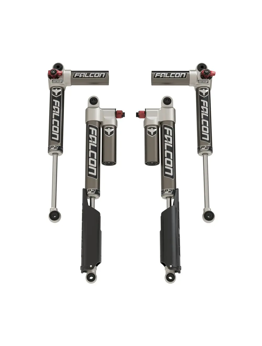 Jt: Falcon Sp2 3.3 Fast Adjust Piggyback Shock Kit (0-1.5In Lift) 1