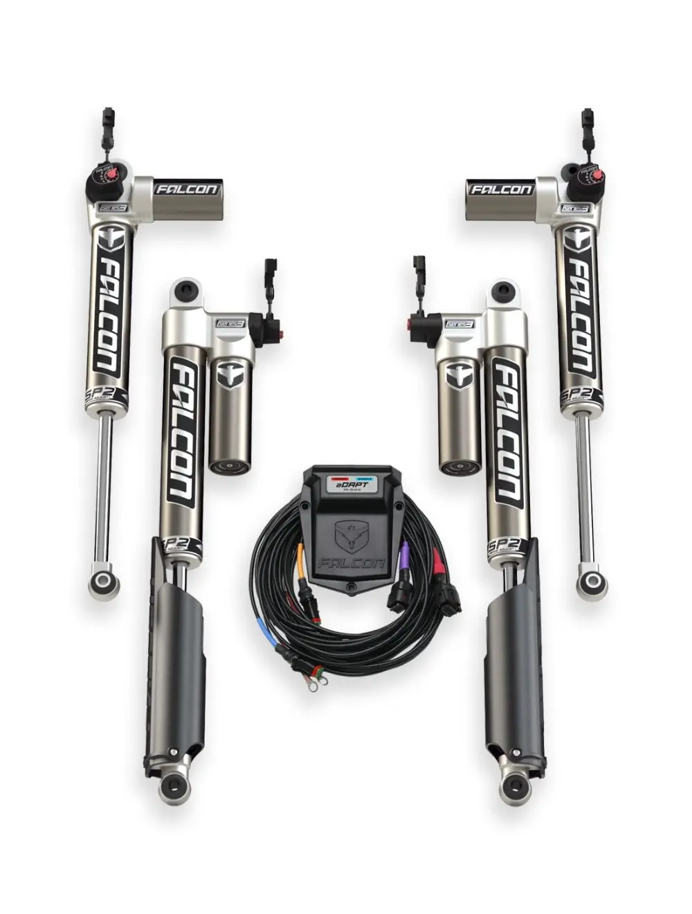 Jt Ecodiesel: Falcon Sp2 3.5 Adapt Piggyback Shock Kit (0-1.5In Lift) 1