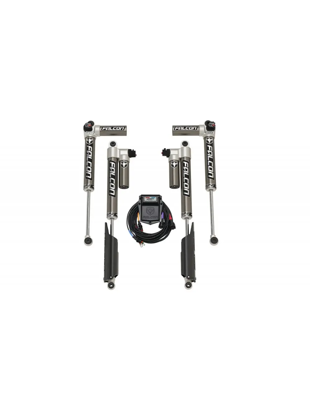 Jt: Falcon Sp2 3.5 Adapt Piggyback Shock Kit (3.5-4.5In Lift Long-Travel) 1