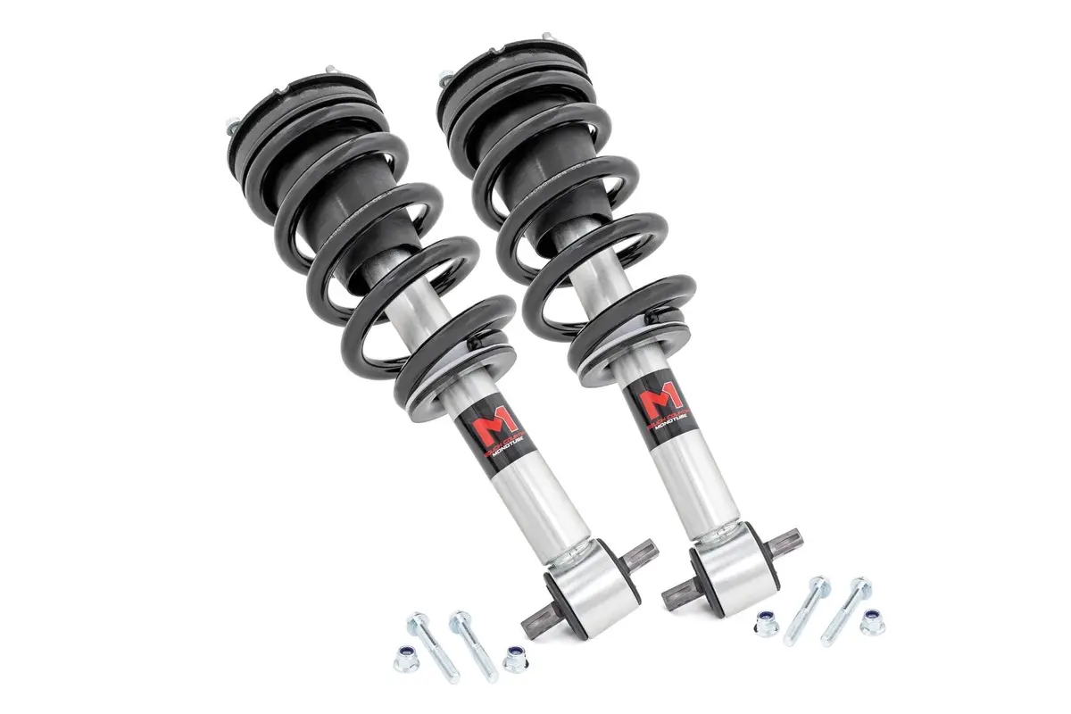 M1 Adjustable Leveling Struts - Monotube - 0-2 Inch - Chevy/Gmc 1500 (14-18 & Classic) 1