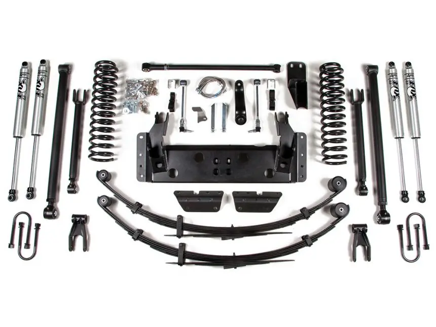 1997-01 Jeep Cherokee Xj 6.5" Long Arm Suspension Kit W/8.25" Rear End 1
