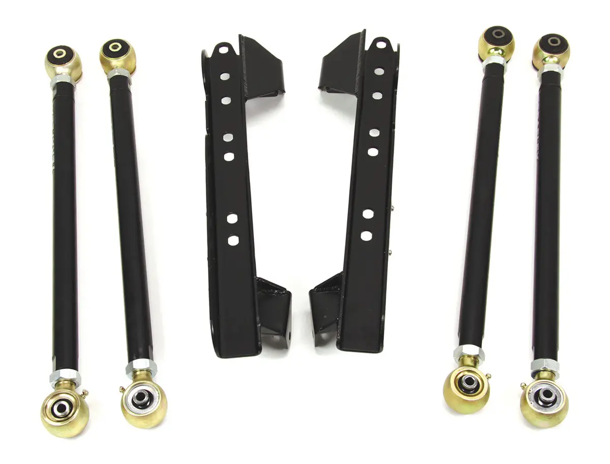 97-06 Jeep Wrangler Tj Swb Lcg Long Arm & Bracket Upgrade Kit Lower 3-5 Inch Lift Teraflex 1