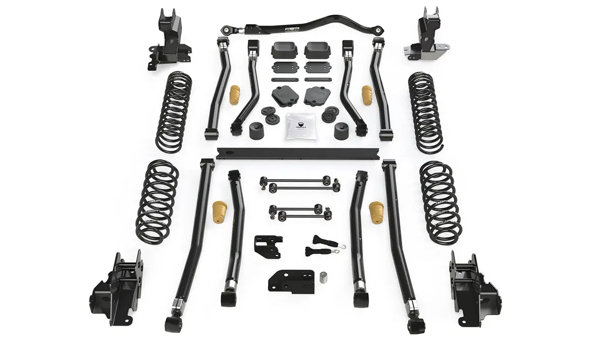 18-Up Wrangler Jl 2 Door 3.5 Inch Alpine Ct3 Long Arm Suspension System No Shocks Teraflex 1