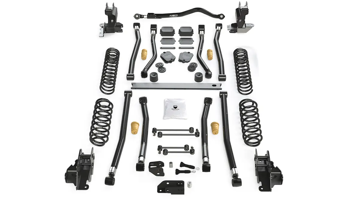 18-Up Wrangler Jl 2 Door 4.5 Inch Alpine Ct4 Long Arm Suspension System No Shocks Teraflex 1