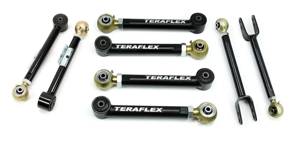 Tj / Zj Short Control Arm Kit 8-Arm 0-4 Inch Lift Teraflex 1